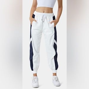 Mid ride drawstring side pocket color pants